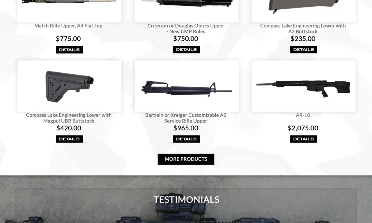 Compass Lake Weapons Website