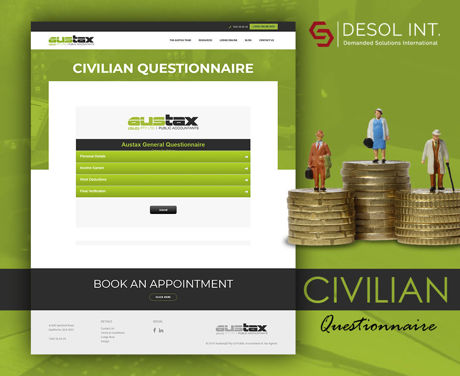 Civilian Questionnaire Bespoke Form