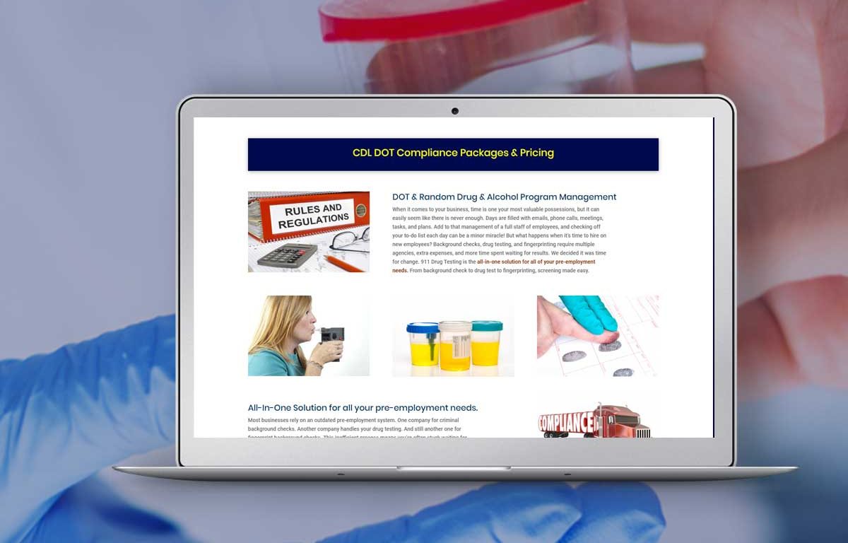 Drug Testing Website