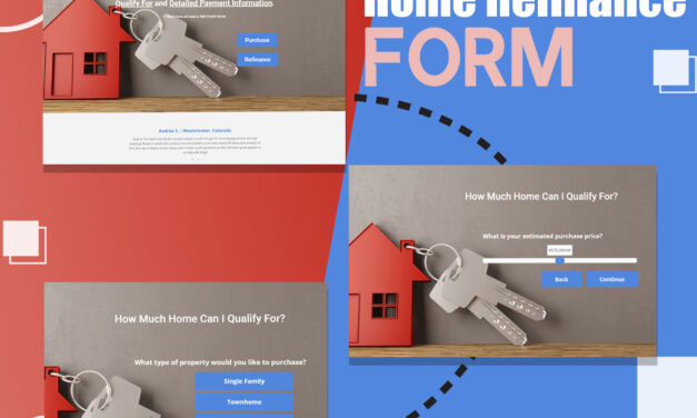 Home Refinance Property Form
