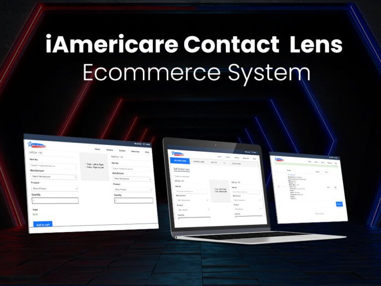 iAmericare Contact Lens Ecommerce System