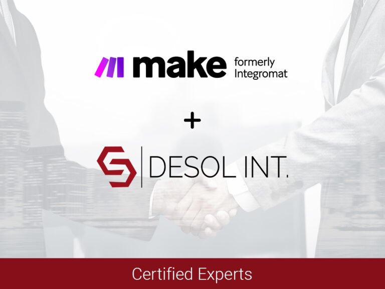 Desol Int. Joins Forces with Make.com as a Certified Solution Partner: Powering Creativity and Automation for Clients
