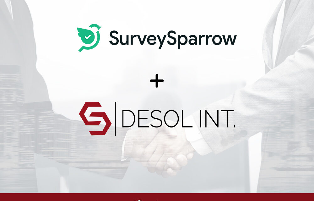 Desol Int. Partners with Survey Sparrow as a Certified Solution Partner: Offering Innovative Survey Solutions to Clients