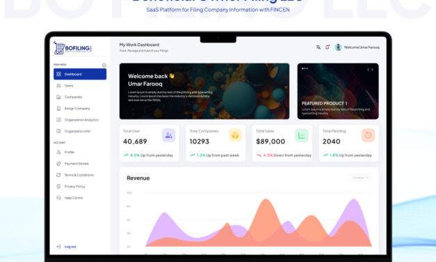 SaaS Platform for Filing Company Information with FINCEN