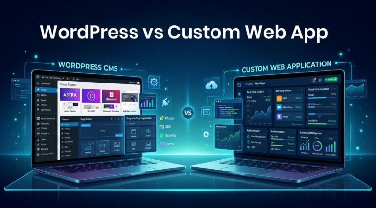 WordPress vs Custom Web App: Which One Should Your Business Choose?