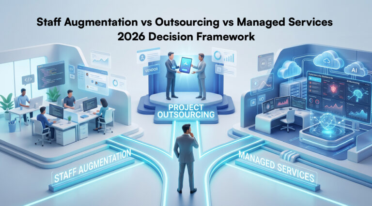 Staff Augmentation vs Outsourcing vs Managed Services: 2026 Decision Framework